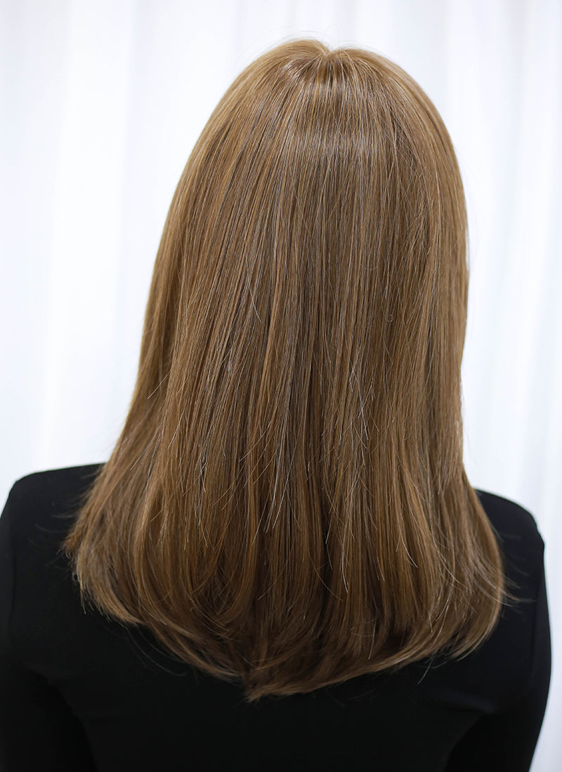 Brunette Straight Mono Top Bob Lace Wig MN009
