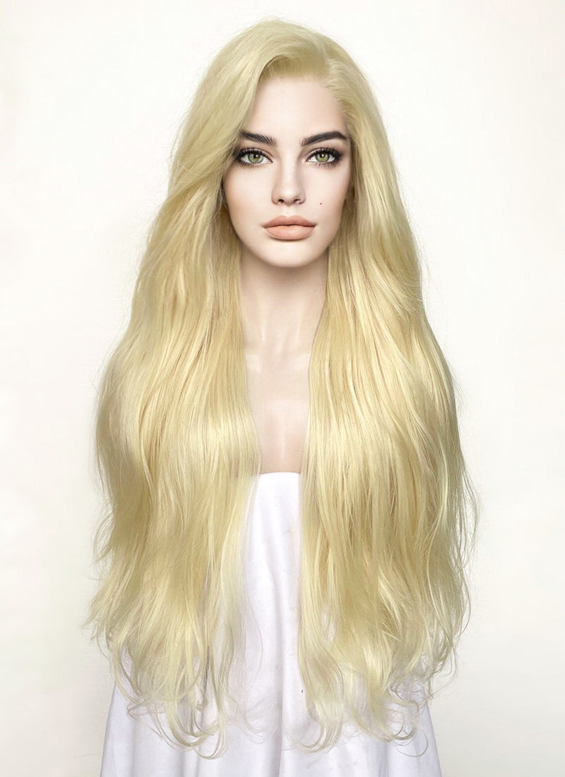 Blonde Wavy Lace Front Synthetic Wig LF1314