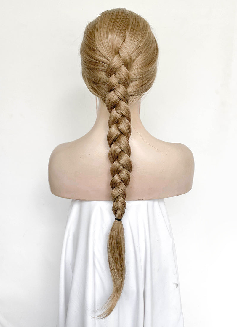 The Last of Us Abby Medium Blonde Braided Lace Front Synthetic Wig LF2174
