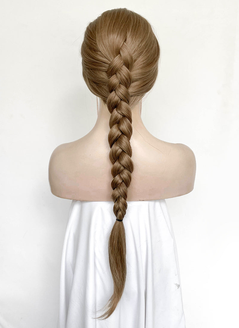 The Last of Us Abby Medium Blonde Braided Lace Front Synthetic Wig LF2174