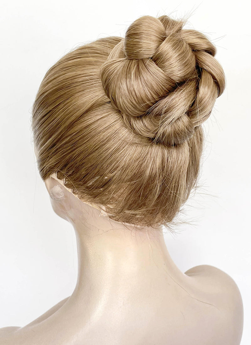 Split Fiction Zoe Foster Medium Blonde Braided Lace Front Synthetic Wig LF2175