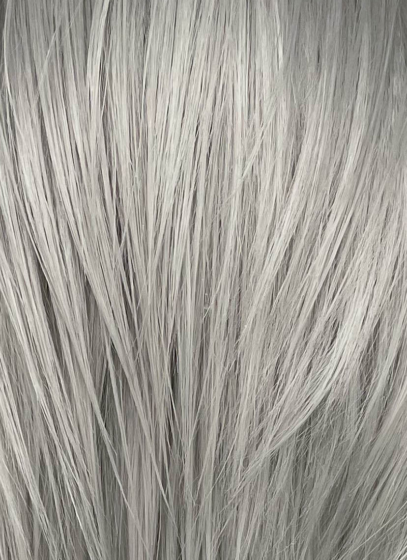 Devil May Cry Dante Grey Straight Yaki Lace Front Synthetic Men's Wig LF6117