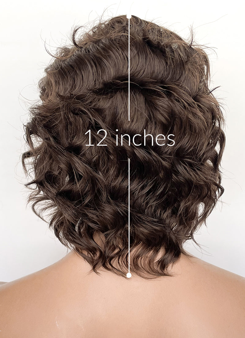 The Bear Carmen 'Carmy' Berzatto Wavy Brunette Lace Front Synthetic Men's Wig LF8008