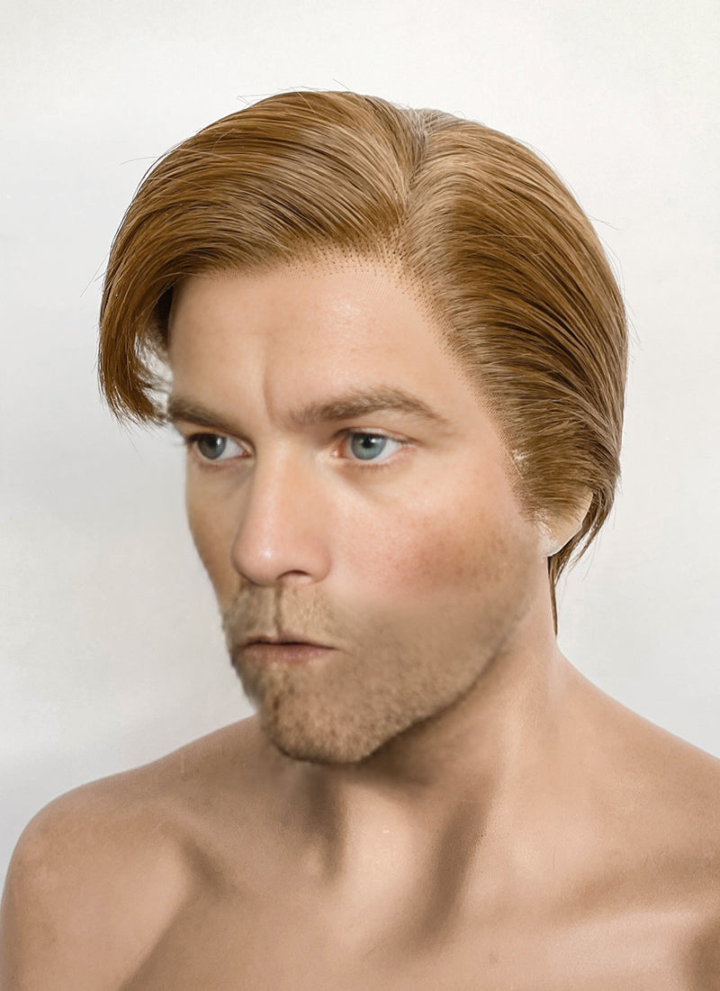 Star Wars Obi-Wan Kenobi Medium Blonde Straight Lace Front Synthetic Men's Wig LF8045