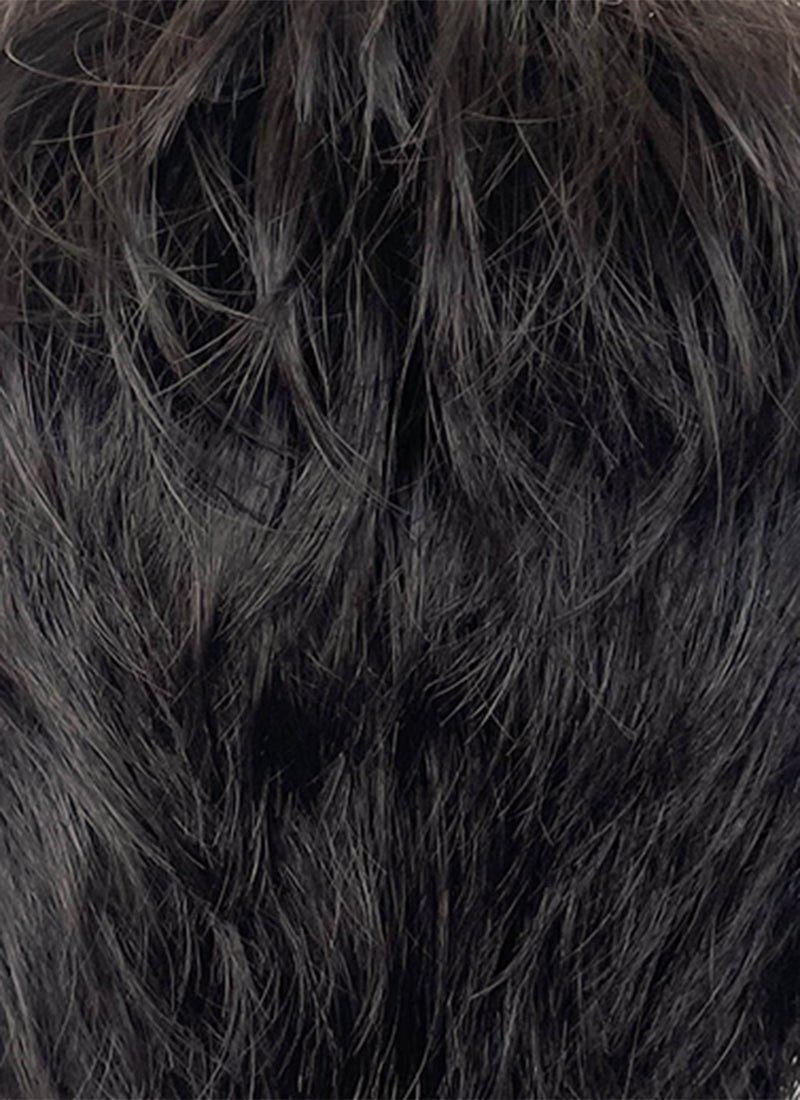 The Sandman Season 2 Dream Natural Black Straight 13" * 6" Lace Top Synthetic Men's Wig LF8069