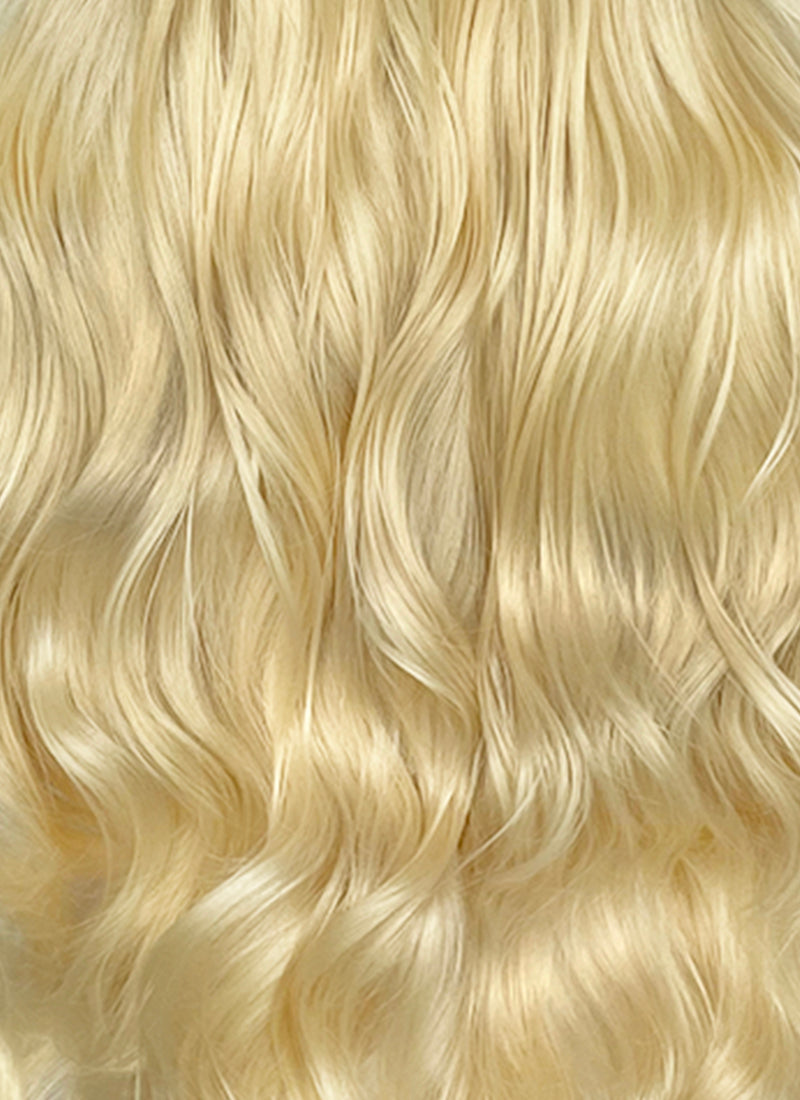 Blonde Wavy Lace Front Synthetic Hair Men's Wig LFM004