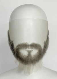 The Last of Us Joel Miller Handmade HD Lace Realistic Grey Beard and Moustache Facial Hair Set MB001