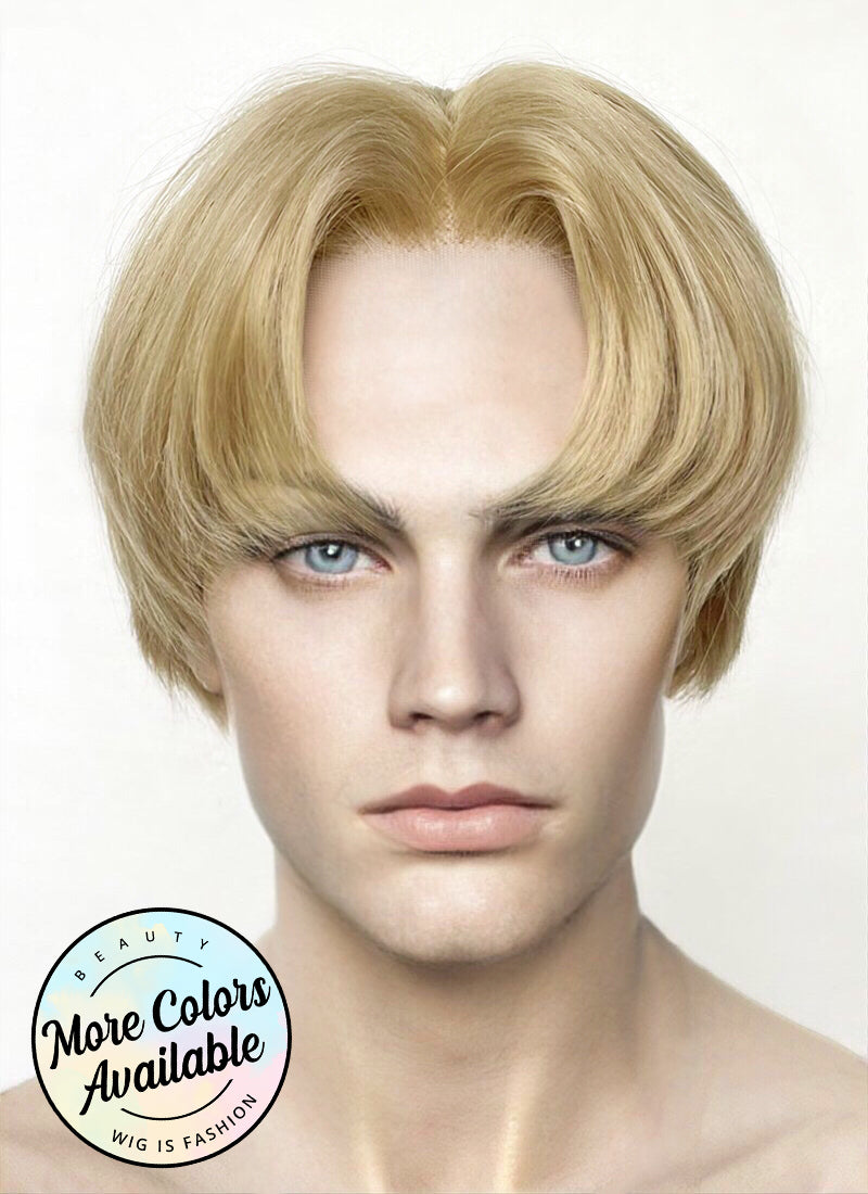 Blonde male wig deals
