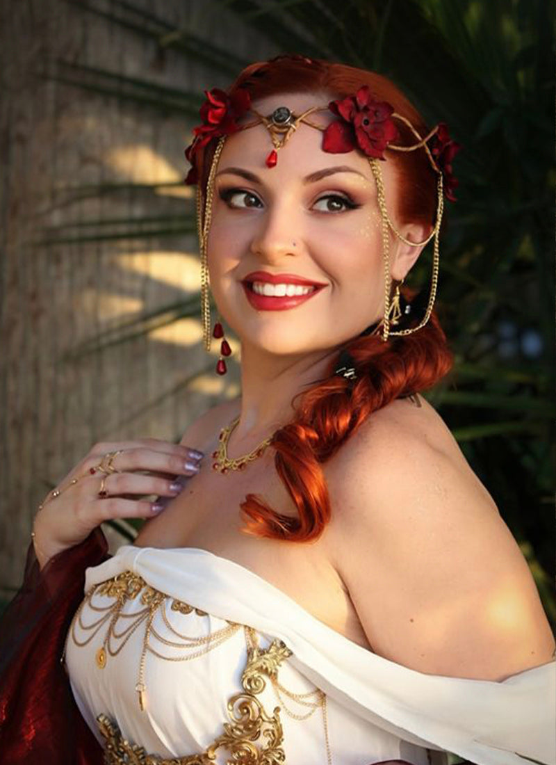 Ginger Braided Lace Front Synthetic Wig LF2044F