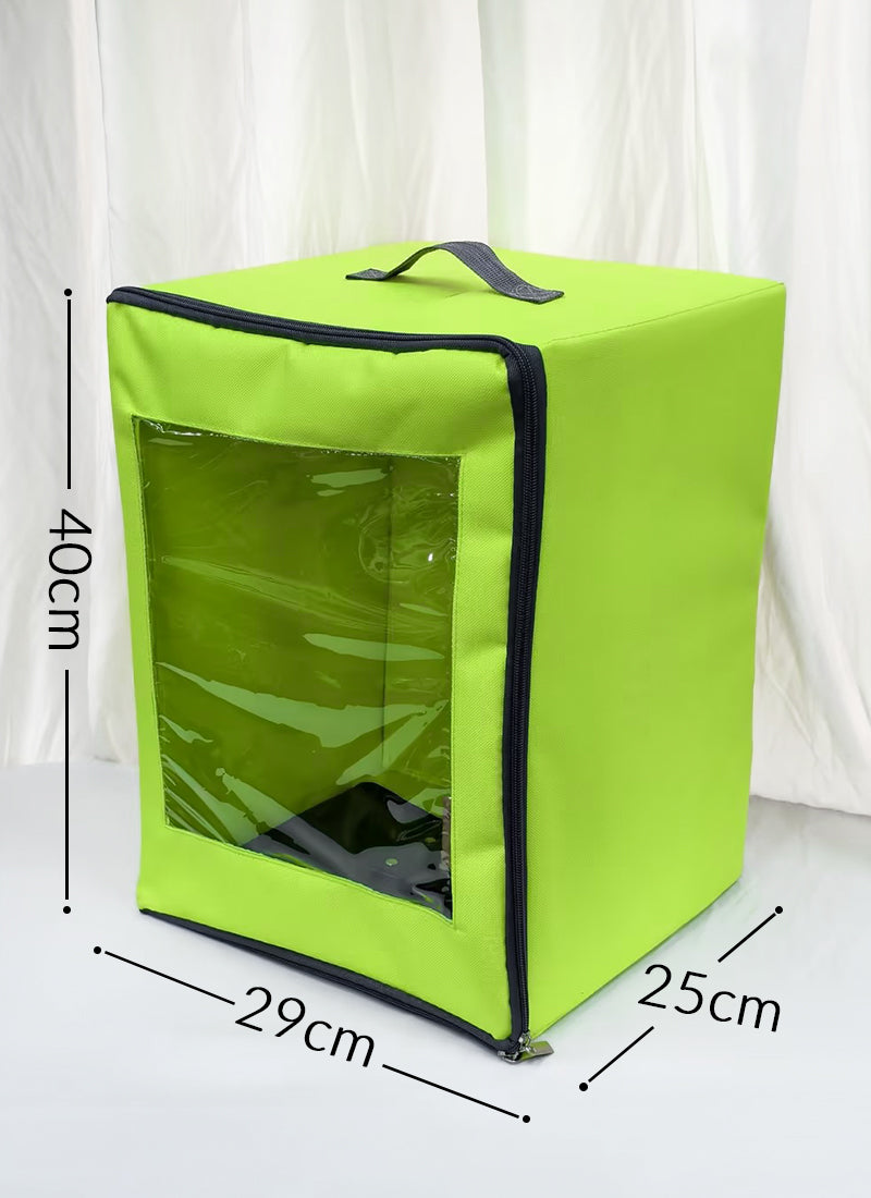 Foldable Cosplay Wig Carrying Case with Backpack Straps C08