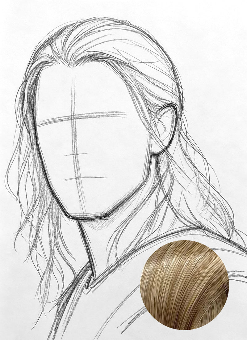 [Confirmed] Mixed Blonde Lace Front Wig For Cosplay as Thor from Avengers: Endgame CMS006