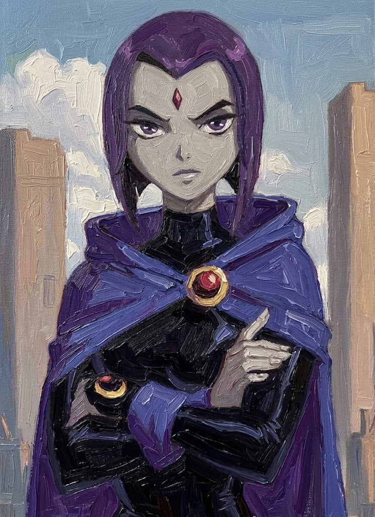 [Confirmed] Teen Titans Raven Inspired Lace Front Wig CMS007