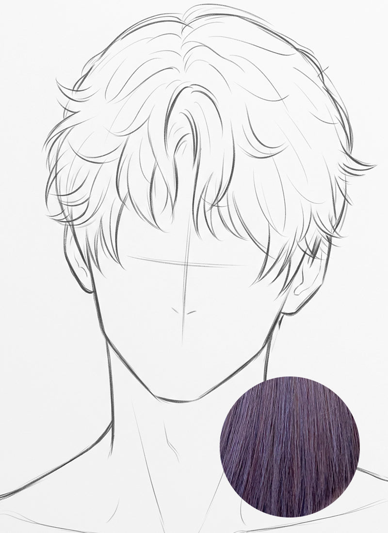 [Confirmed] Purple Lace Front Wig For Cosplay as Rafayel from Love and Deepspace CMS013