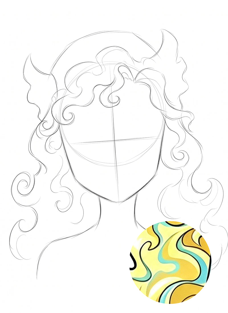[Confirmed] Mixed Blonde with Blue Highlights Lace Front Wig For Cosplay as Lagoona Blue from Monster High CMS014
