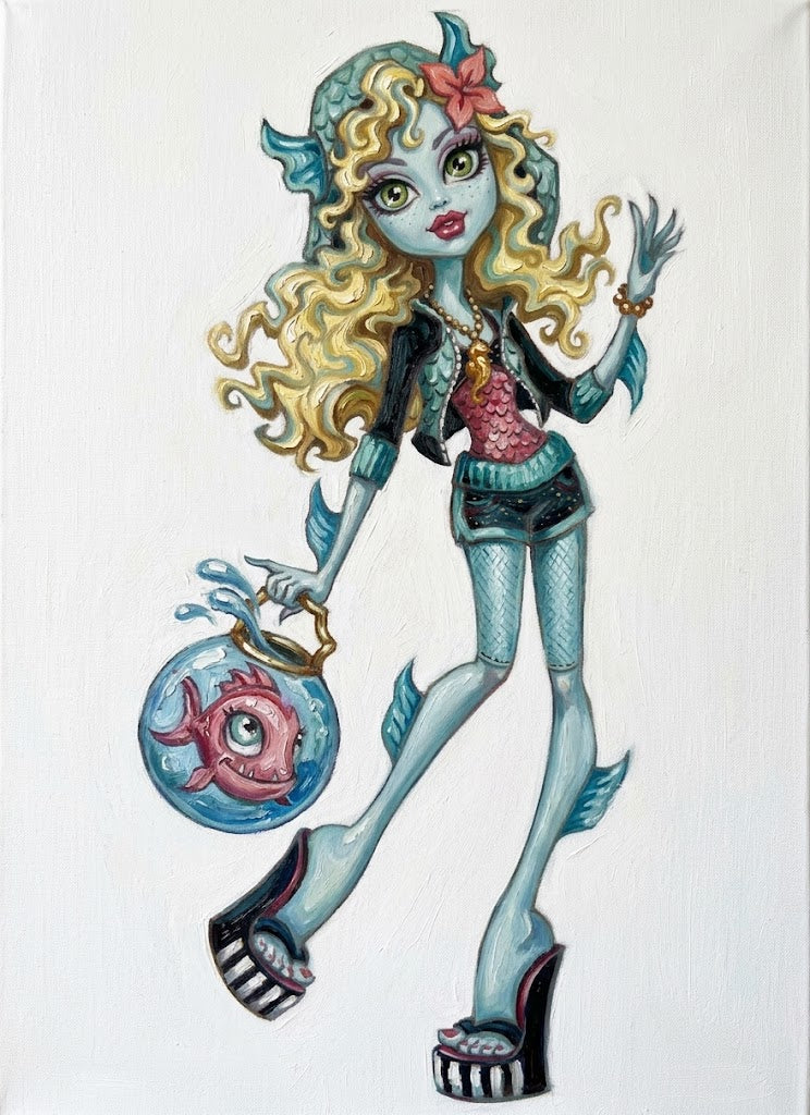 Monster High Lagoona Blue Inspired Lace Front Wig CMS014