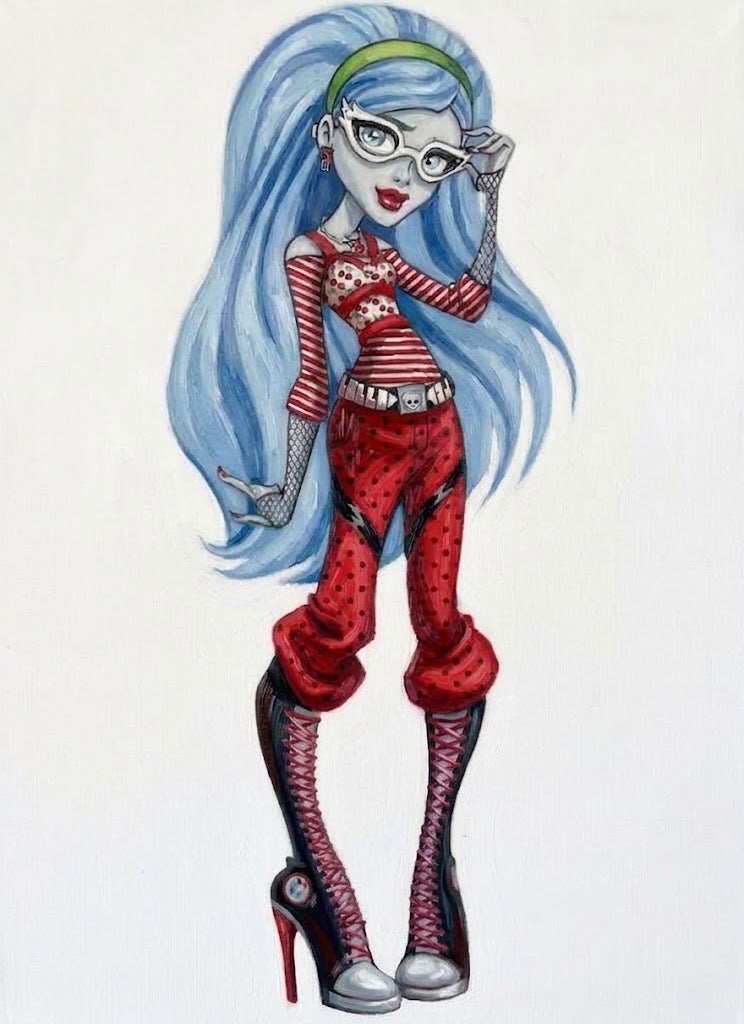 Monster High Ghoulia Yelps Inspired Lace Front Wig CMS015