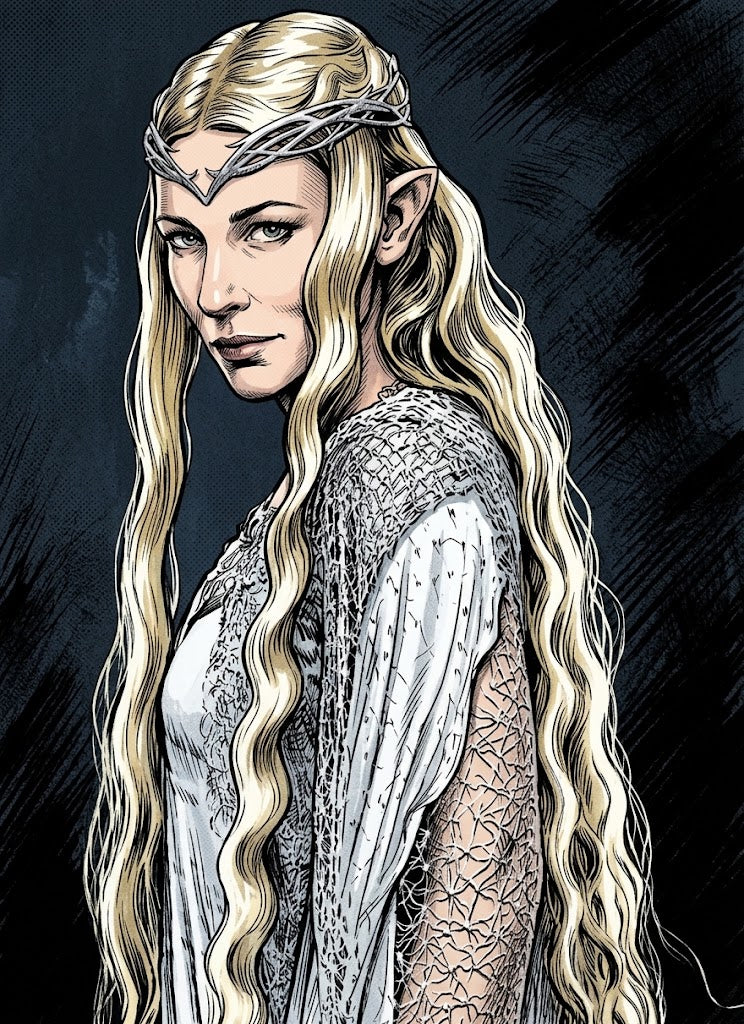 [Confirmed] The Lord of the Rings: The Fellowship of the Ring Galadriel Inspired Lace Front Wig CMS022