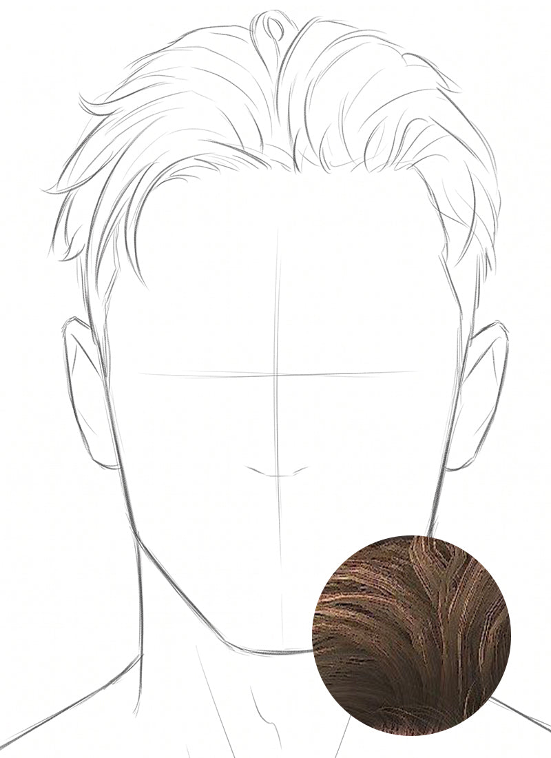 Golden Brown Lace Front Wig For Cosplay as Hans Capon from Kingdom Come Deliverance I & II CMS028