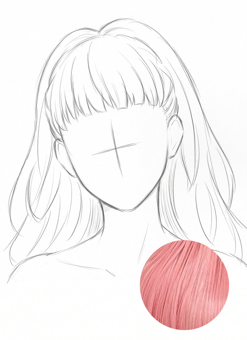 [Confirmed] Pink Lace Front Wig For Cosplay as Hilda Valentine Goneril from Fire Emblem: Three Houses CMS031