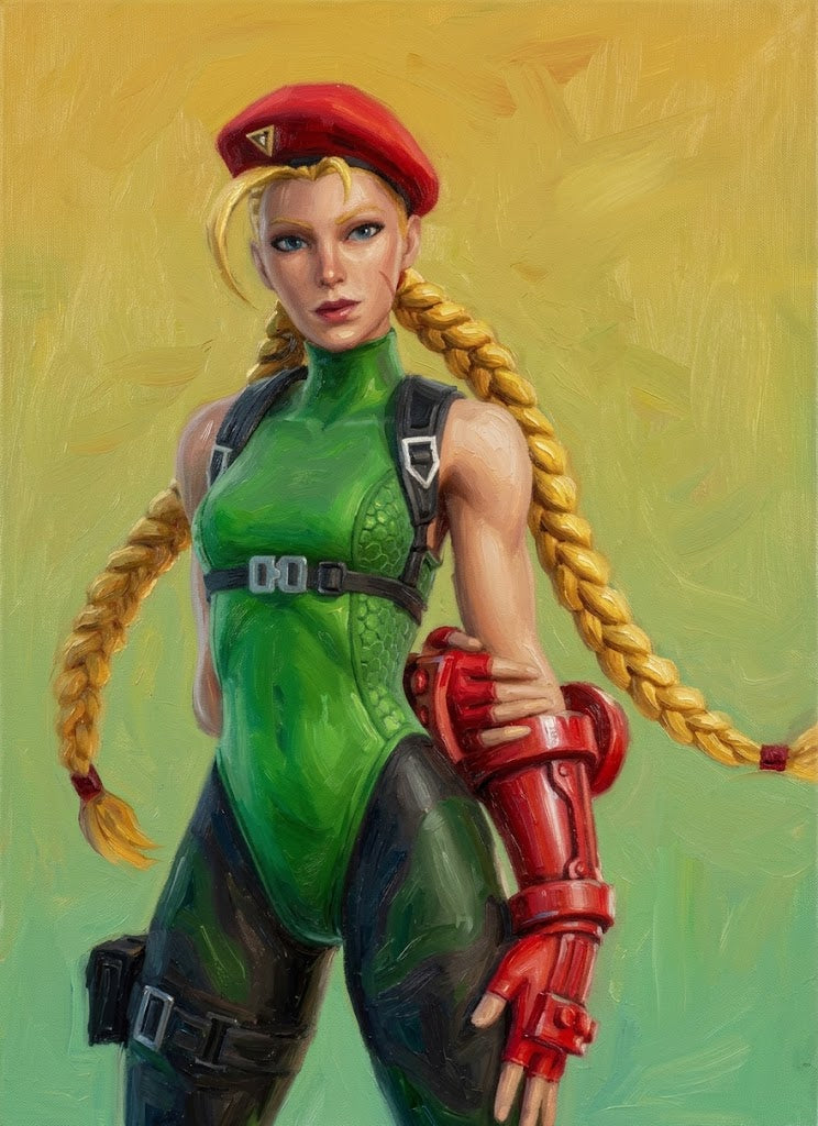 Street Fighter Cammy White Inspired Lace Front Wig CMS036