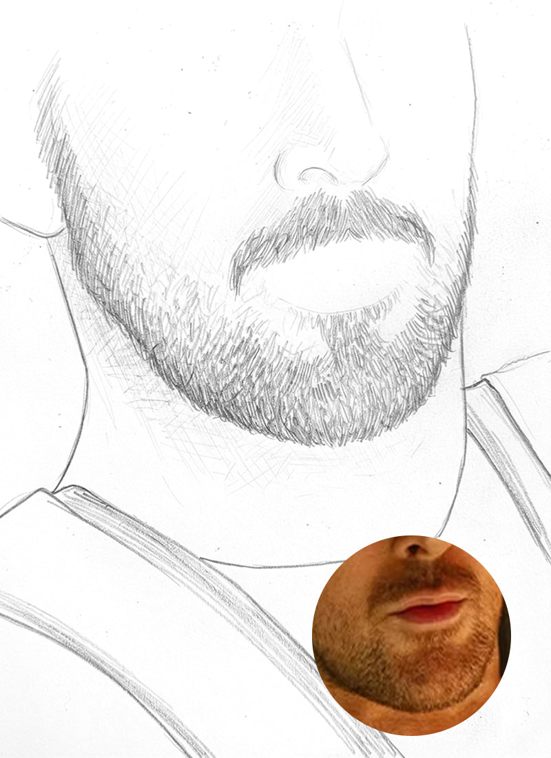 [Confirmed] Brown Beard For Cosplay as Ryland Grace from Project Hail Mary CMS039
