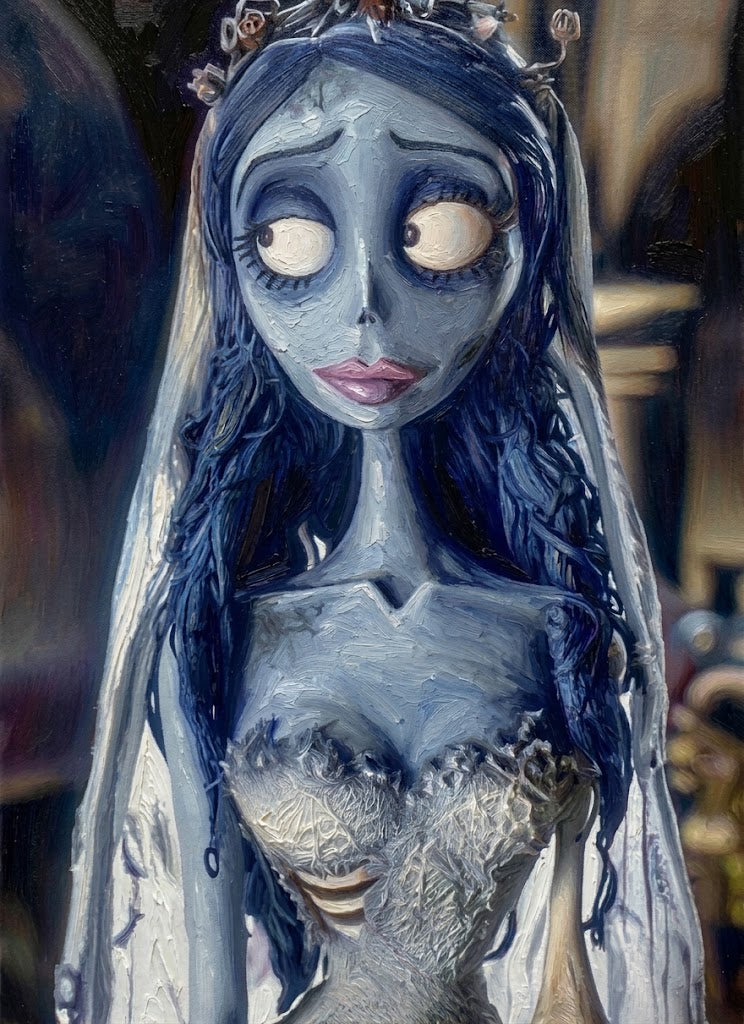 Corpse Bride Emily‌ Inspired Lace Front Wig CMS064