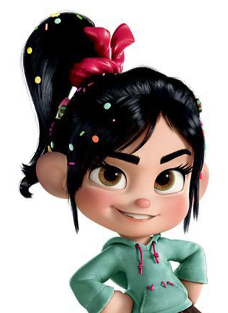 Wreck It Ralph Vanellope Von Schweetz Inspired Lace Front Wig CMS070