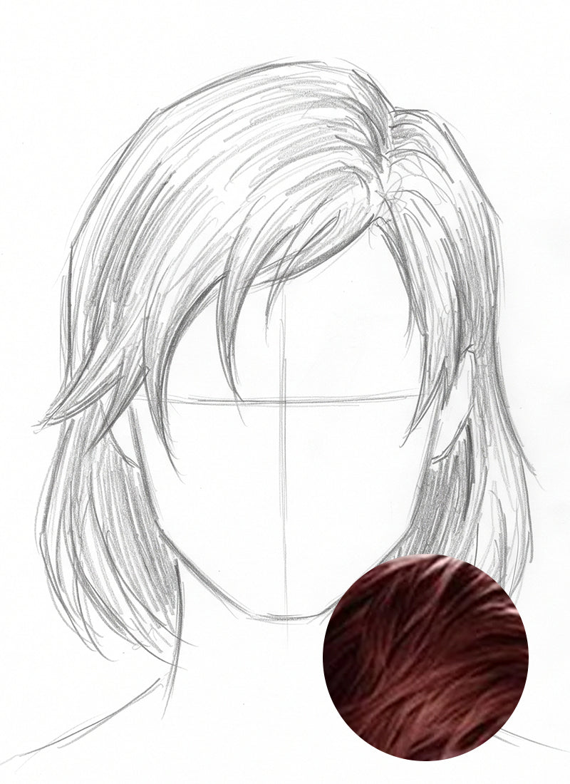 Auburn Lace Front Wig For Cosplay as Jane Shepard from Mass Effect CMS072