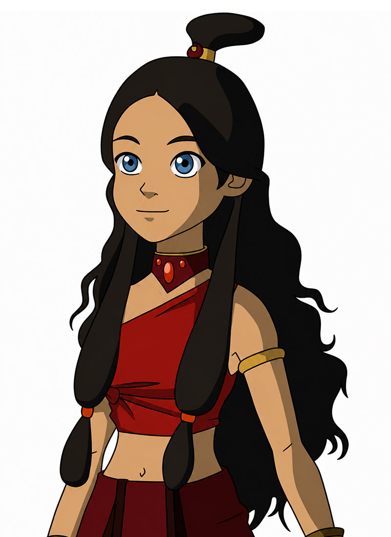 Avatar The Last Airbender Katara (Fire Nation) Inspired Lace Front Wig CMS073