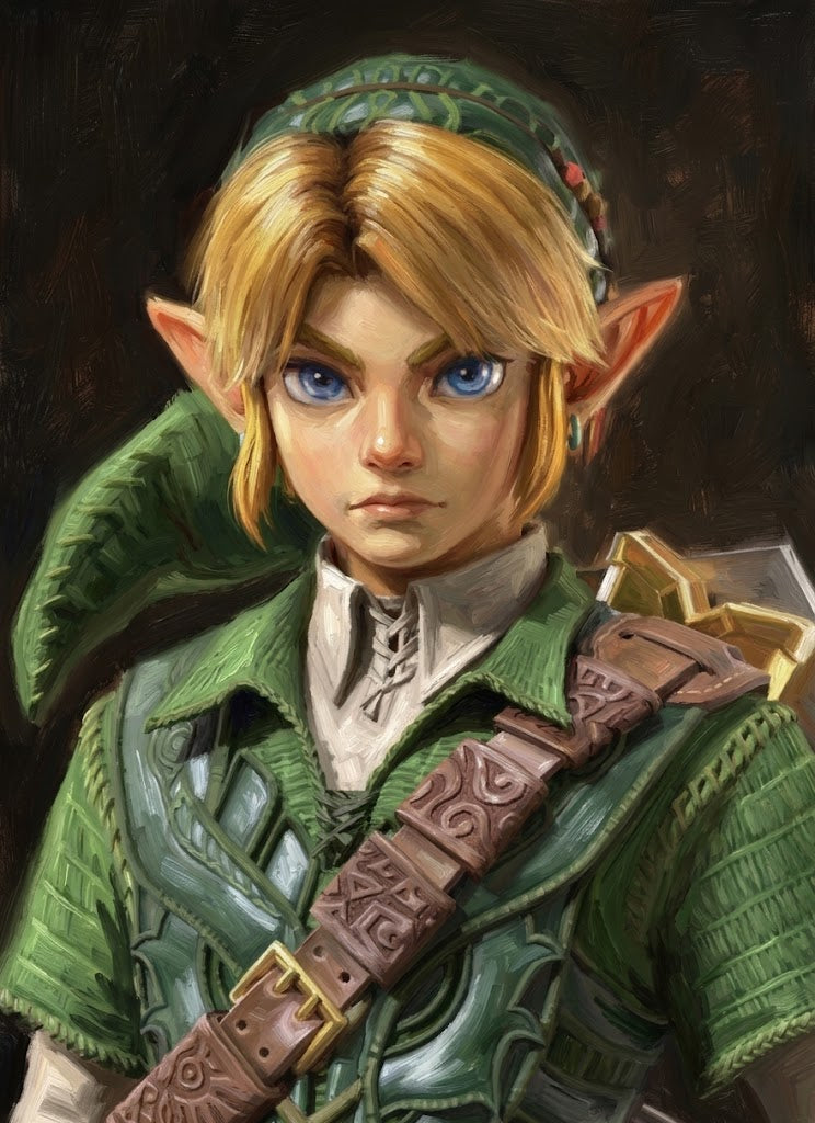 The Legend of Zelda: Ocarina of Time (2026) Link Inspired Lace Front Wig CMS075