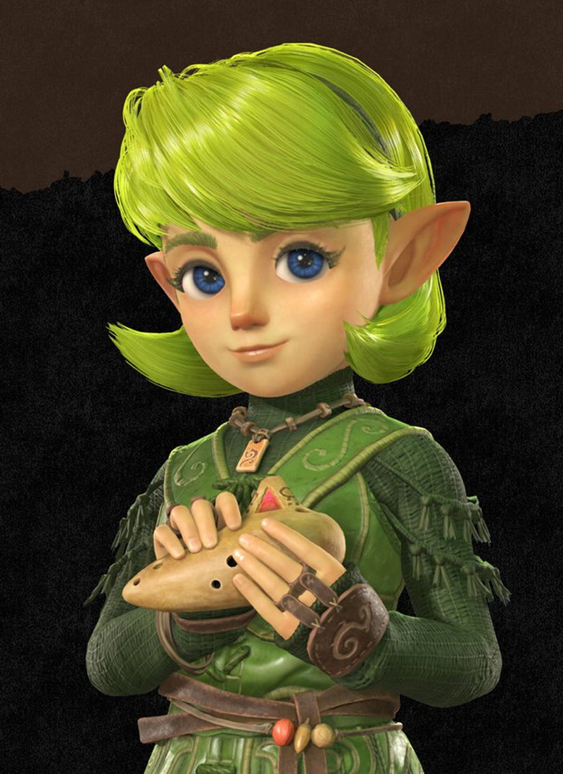 The Legend of Zelda: Ocarina of Time (2026) Saria‌ Inspired Lace Front Wig CMS076