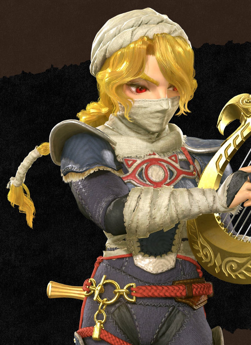 The Legend of Zelda: Ocarina of Time(2026) SHEIK Inspired Lace Front Wig CMS077