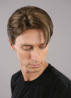 Brunette Straight Lace Front Synthetic Men's Wig NM006