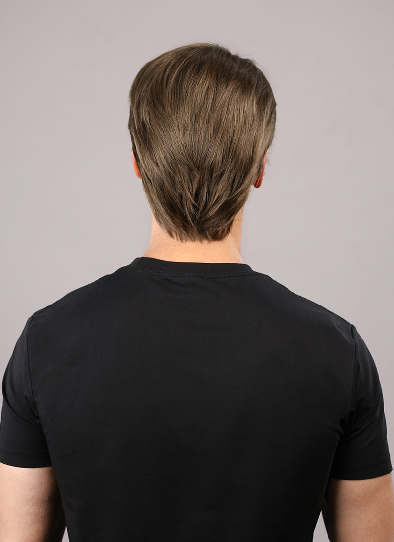 Brunette Straight Lace Front Synthetic Men's Wig NM006