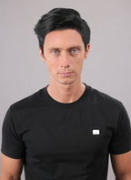Black Straight Lace Front Synthetic Men's Wig NM035