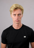 Mixed Blonde Straight Lace Front Synthetic Men's Wig NM034