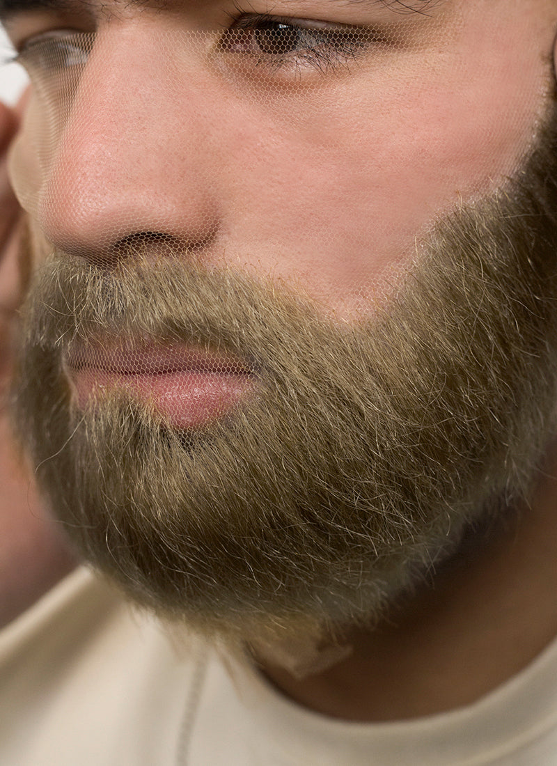 Star Wars Obi-Wan Kenobi Handmade HD Lace Realistic Brown Beard and Moustache Facial Hair Set MB009