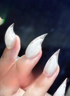 3D Luminous 'Firefly' Color-Shifting Glow Cat Paw Design with Transparent Core Claw Handmade Press-On Nails NF065