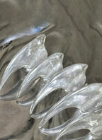 3D Wolf Claw Transparent Handmade Press-On Nails NF068