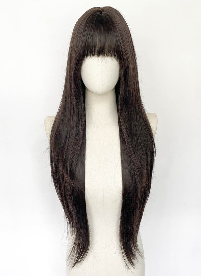 Brunette Straight Synthetic Wig CSX073