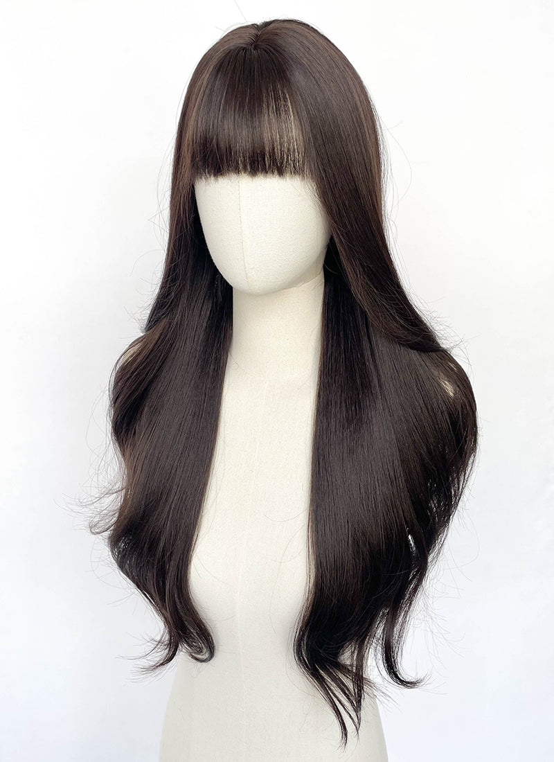 Brunette Straight Synthetic Wig CSX074
