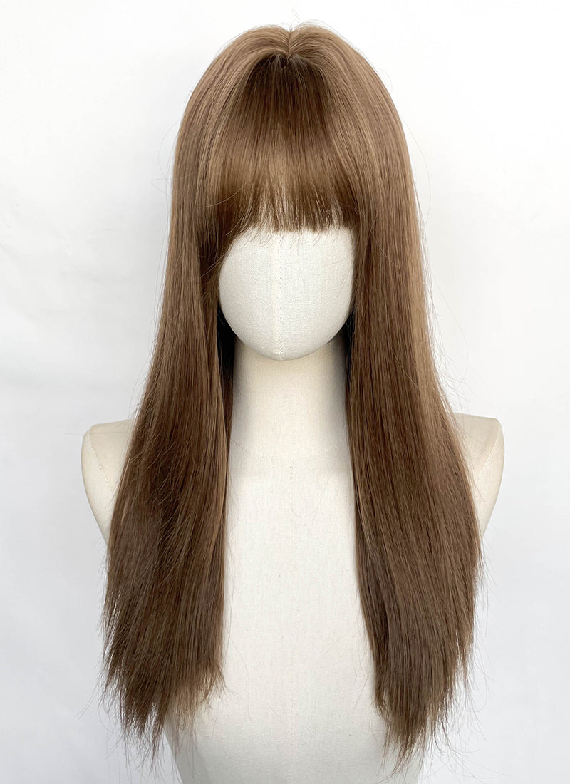 Brown Straight Synthetic Wig CSX106
