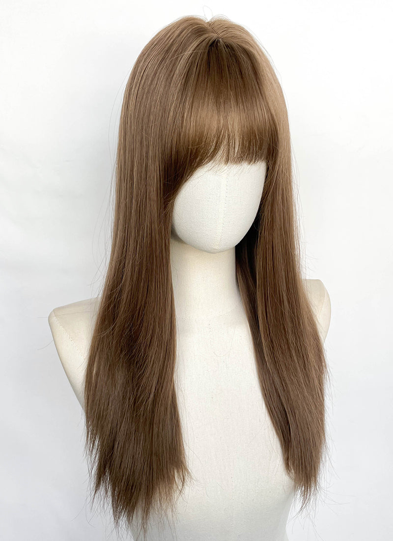 Brown Straight Synthetic Wig CSX106