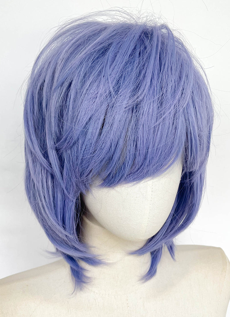 Purple Straight Synthetic Wig CSX116