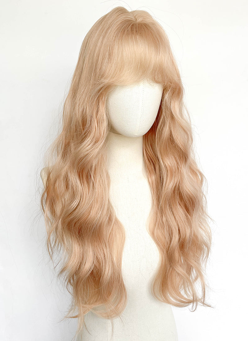Blonde Wavy Synthetic Hair Wig CXS087