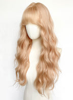 Blonde Wavy Synthetic Hair Wig CXS087