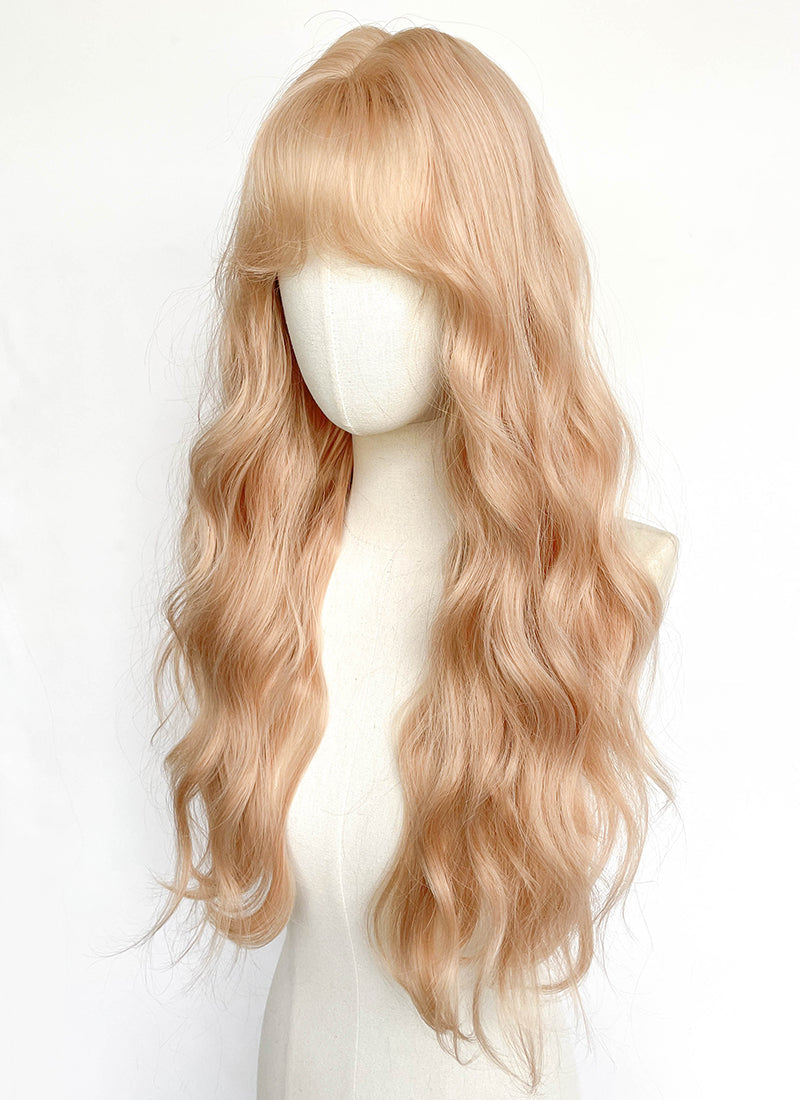 Blonde Wavy Synthetic Hair Wig CXS087