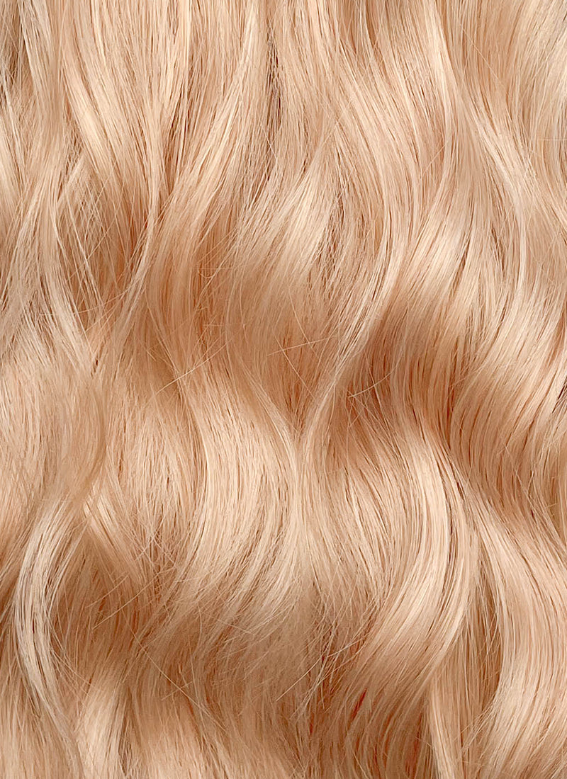 Blonde Wavy Synthetic Hair Wig CXS087