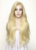 Blonde Wavy Lace Front Synthetic Wig LF1314
