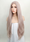 Pastel Pale Plum Straight Lace Front Synthetic Wig LF150G